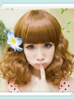 超萌韓式短發(fā)蛋卷頭  變身可愛萌主