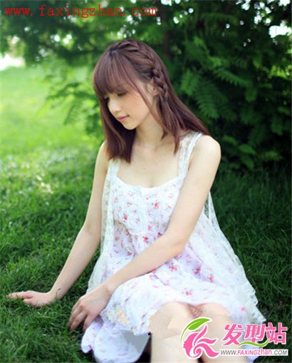 韓國(guó)女生夏季流行扎發(fā)發(fā)型圖片