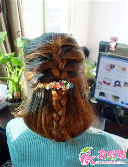 發(fā)型diy:編發(fā)盤發(fā)教程圖解