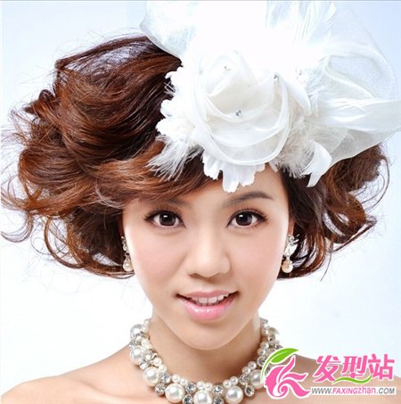2014韓國流行新娘發(fā)型 百變劉海打造精致新娘