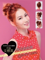 國(guó)民妹妹文根英馬尾+卷發(fā)時(shí)尚造型教程