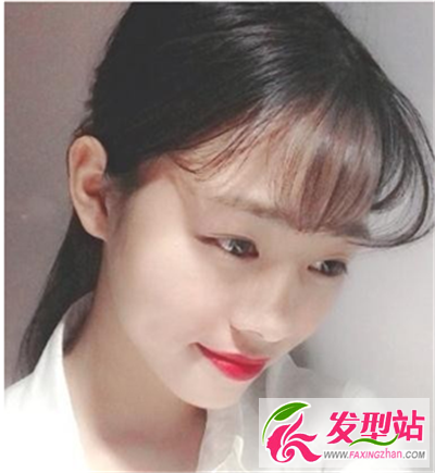 最修顏的劉海 韓式空氣感劉海變身甜美可愛女神范