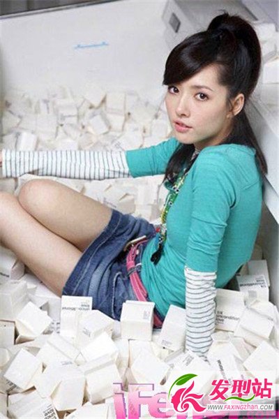 國(guó)民女神郭碧婷 演繹百變黑長(zhǎng)直