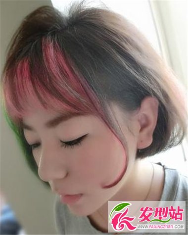 女生個(gè)性染發(fā)發(fā)型 讓你展現(xiàn)自我時(shí)尚觀