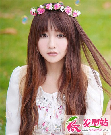各式空氣感齊劉海發(fā)型圖片 打造時(shí)尚清醒齊劉海美女