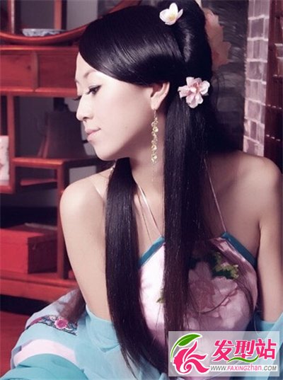 古典類長(zhǎng)發(fā)美女發(fā)型 古裝發(fā)型唯美淡雅又可愛(ài)
