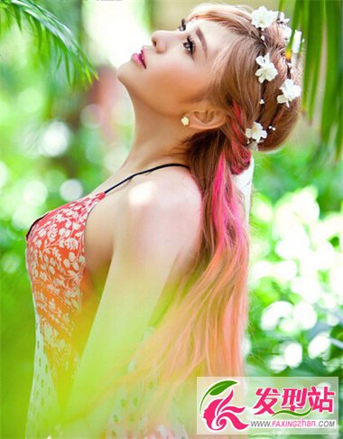 長(zhǎng)發(fā)女生時(shí)尚扎發(fā)發(fā)型 做一位漂亮自信的女生