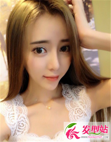 大臉女生適合什么發(fā)型 韓系清新直發(fā)修顏推薦