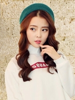 中長發(fā)女生2015年流行燙發(fā)圖片 披肩韓式燙卷最時尚