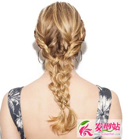 雙辮子編發(fā)教程圖解 時(shí)尚甜美歐范十足