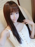 可愛清新女生直發(fā)發(fā)型 齊劉海更加搶鏡