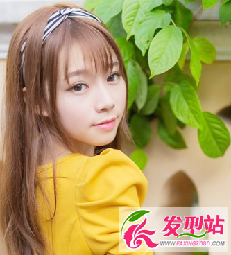 橘黃色長款打扮