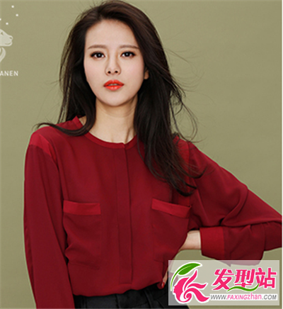 露額長(zhǎng)發(fā)造型