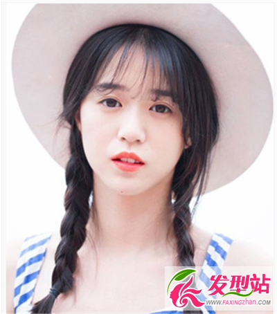 一款簡單色長發(fā)扎發(fā)