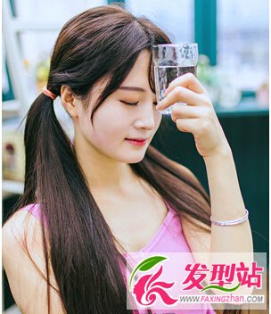 矮個適合的扎發(fā)