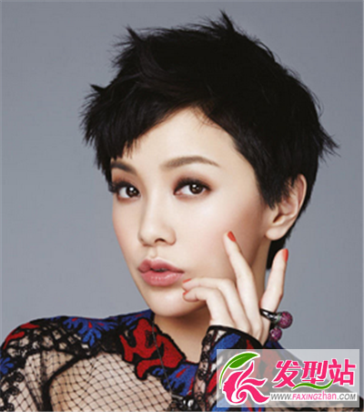 個(gè)性的男孩子氣質(zhì)的短發(fā)
