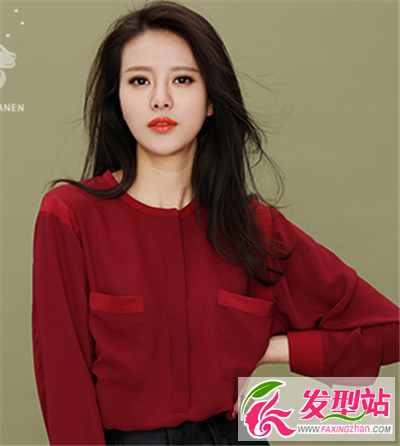 烏黑亮麗的露額清爽長(zhǎng)發(fā)