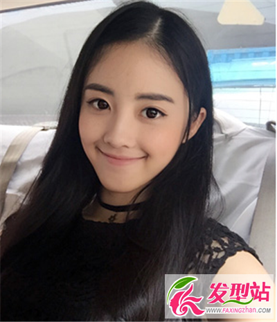 時尚靚麗的露額氣質(zhì)長直發(fā)