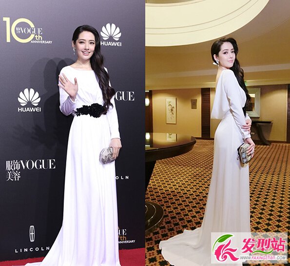 郭碧婷Vogue中國十周年慶典發(fā)型