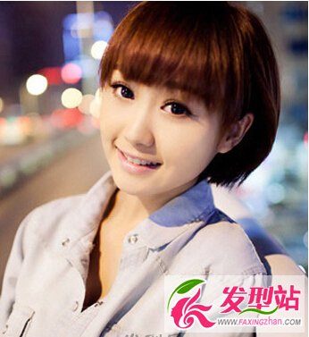 學(xué)生中短發(fā)發(fā)型