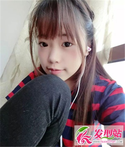 可愛(ài)清新的空氣式劉海