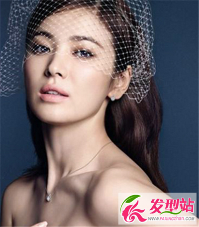 長發(fā)新娘發(fā)型