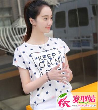 馬尾辮子扎發(fā)發(fā)型