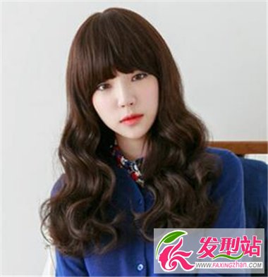 中長發(fā)燙卷發(fā)發(fā)型