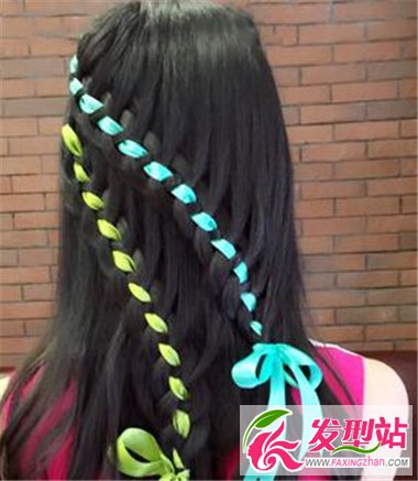 長直發(fā)編發(fā)