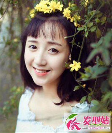 中短燙發(fā)發(fā)型