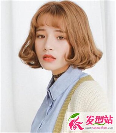 短發(fā)內(nèi)扣燙發(fā)
