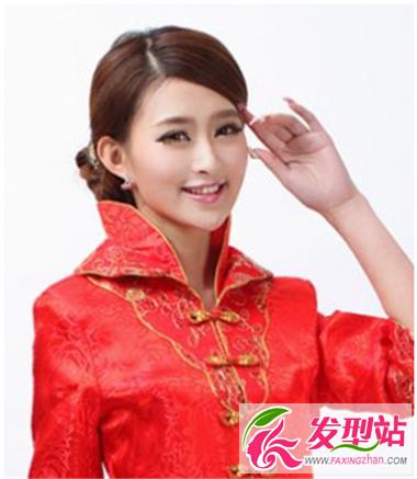 中式旗袍新娘發(fā)型 打造你那復(fù)古典雅之美