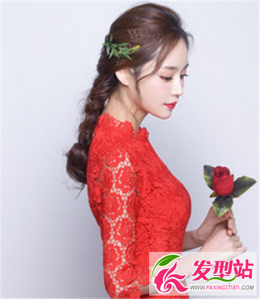 中式旗袍新娘發(fā)型 打造你那復(fù)古典雅之美