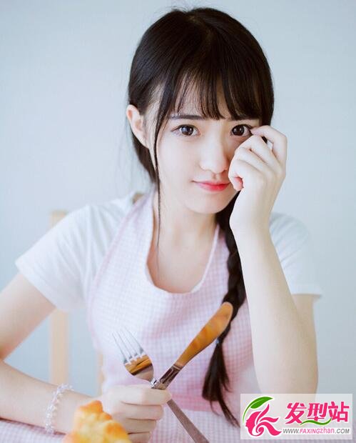 女神長(zhǎng)發(fā)編發(fā)