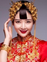 古裝新娘盤發(fā)發(fā)型圖片 中式新娘盤發(fā)勝過韓式