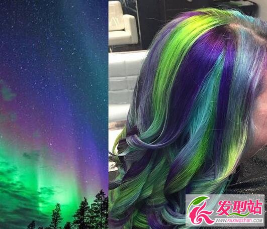 多色混搭染發(fā)