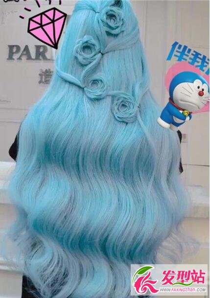 長發(fā)接發(fā)發(fā)型