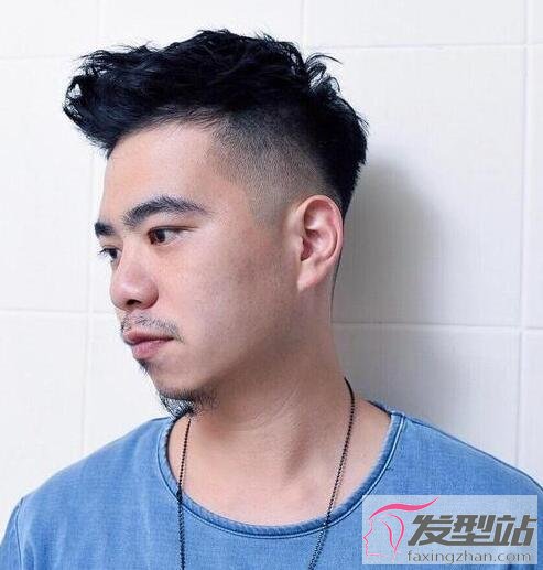 男生漸變小飛機(jī)頭