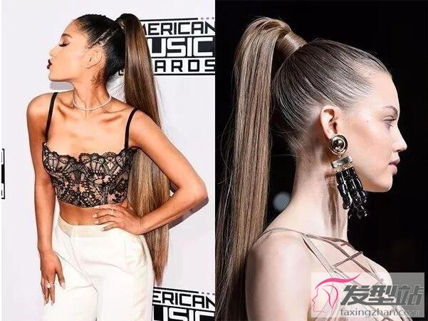 女生個性馬尾辮發(fā)型