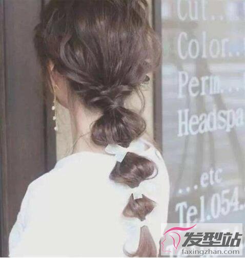 日系泡泡辮編發(fā)