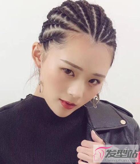 酷女孩編發(fā)發(fā)型