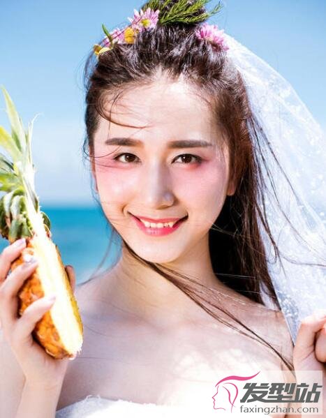 小清新風新娘發(fā)型