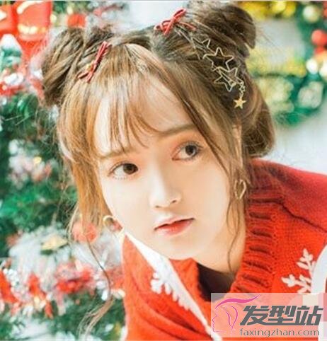 嬰兒肥女生扎發(fā)發(fā)型