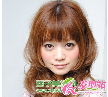 八款方臉女生適合的發(fā)型設計圖片