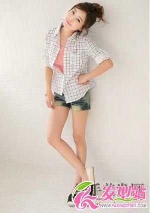可愛發(fā)型配對美女 適合的才是最好的 可愛發(fā)型配對美女 適合的才是最好的