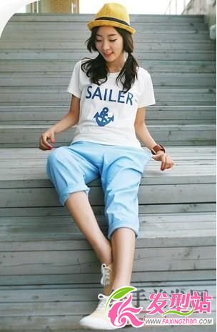 清涼短發(fā)發(fā)型配裝扮棉布褲 清涼短發(fā)發(fā)型配裝扮棉布褲