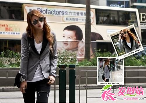 T-shirt+西裝外套 打造最時OL女性 T-shirt+西裝外套 打造最時OL女性