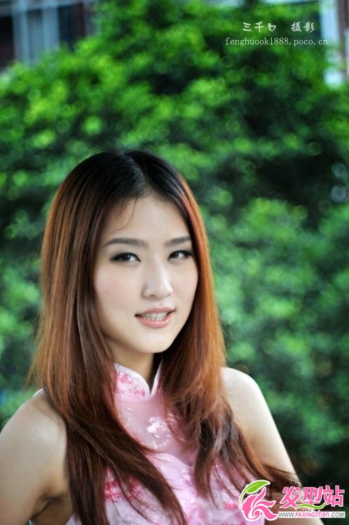 旗袍小姐中長(zhǎng)直發(fā)造型秀 旗袍小姐中長(zhǎng)直發(fā)造型秀