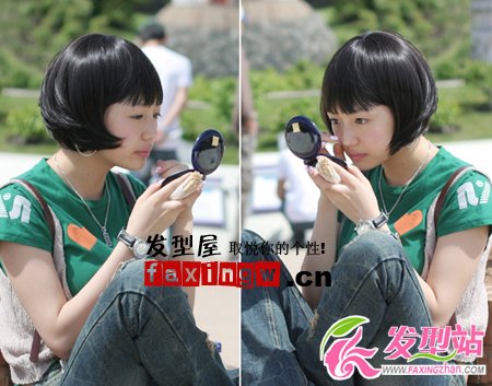 夏日超人氣BOB短發(fā) 精靈可愛俏佳人