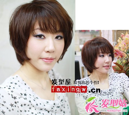 大女人氣質(zhì)BOB發(fā)型 大餅臉必備